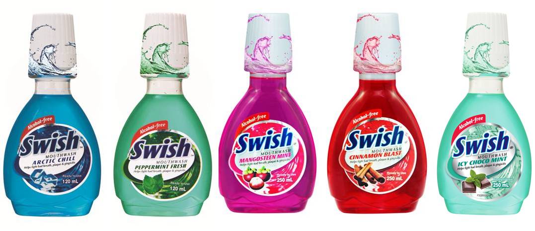 Image result for swish with mouthwash